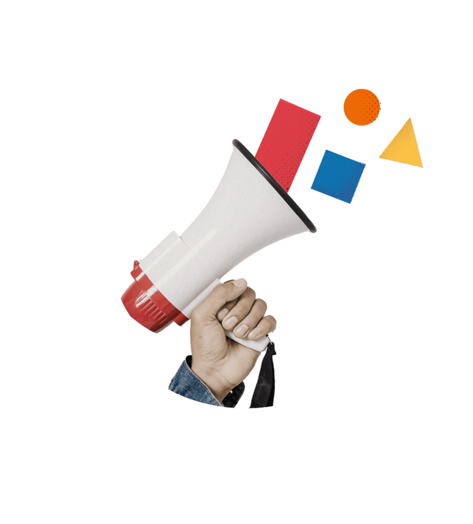 The Brave Lab Megaphone with Shapes